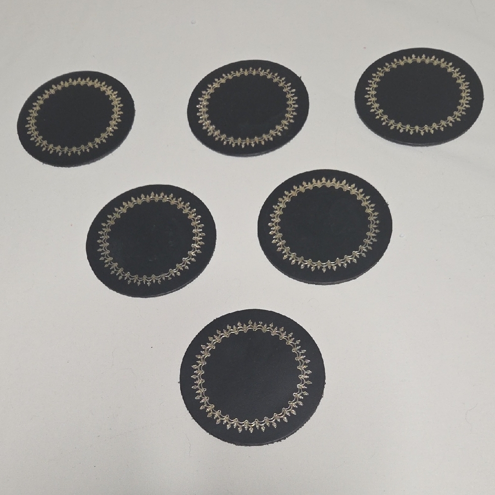 Leather Coaster Set (6)